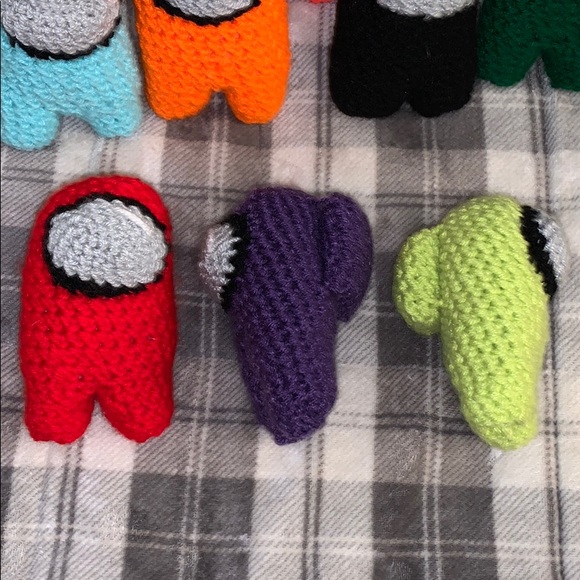 (3 for $25!!)crochet among us plushie - Picture 2 of 6